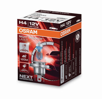 Osram HAL Night Breaker Laser H4 60/55W 1650/1000lm P43t 12V