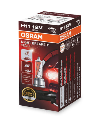Osram HAL Night Breaker Silver H11 55W 1350lm PGJ19-2 12V
