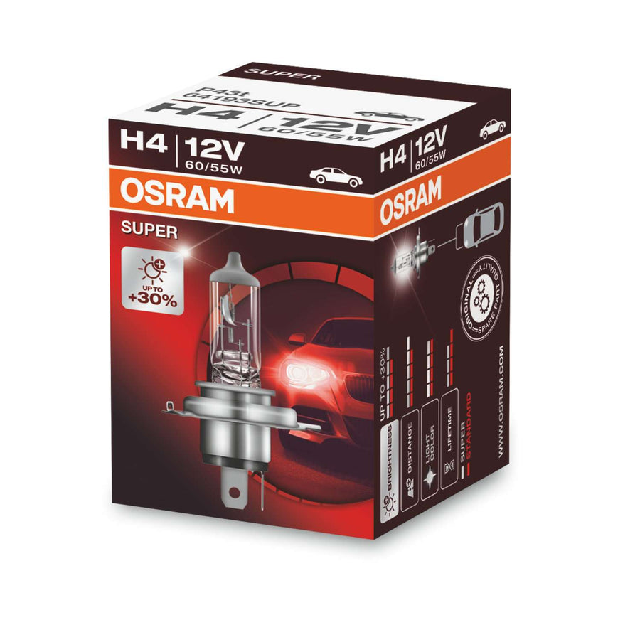 Osram HAL Super +30% H4 12V – Produktansicht