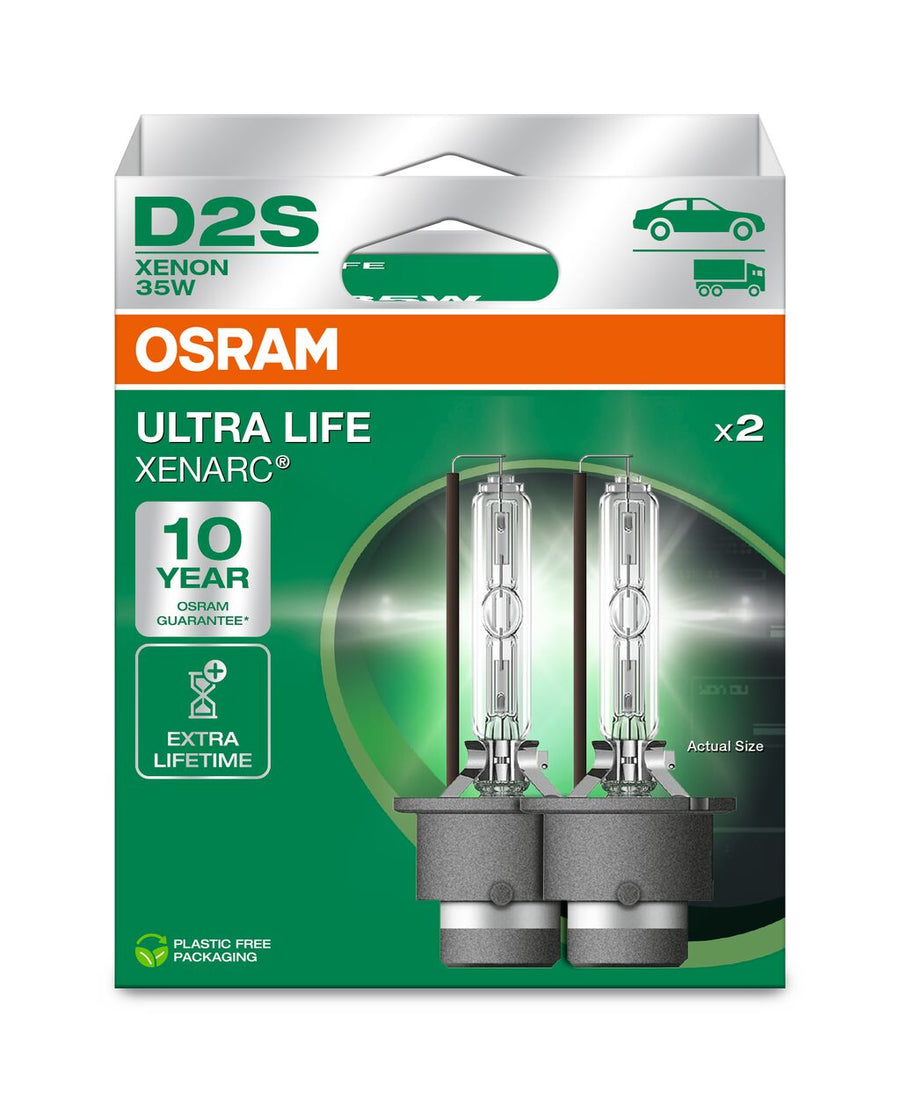 Osram HID Xenarc Ultra Life D2S 35W 3200lm P32d-2 85V 2er Pack – Produktansicht