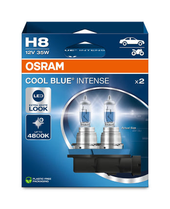 Osram HAL Cool Blue Intense H8 35W 800lm bis 4800k PGJ19-1 12V 2er Pack
