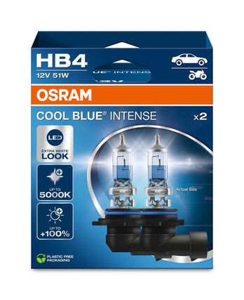 Osram HAL Cool Blue Intense HB4 51W 1095lm bis 5000k P22d 12V 2er Pack