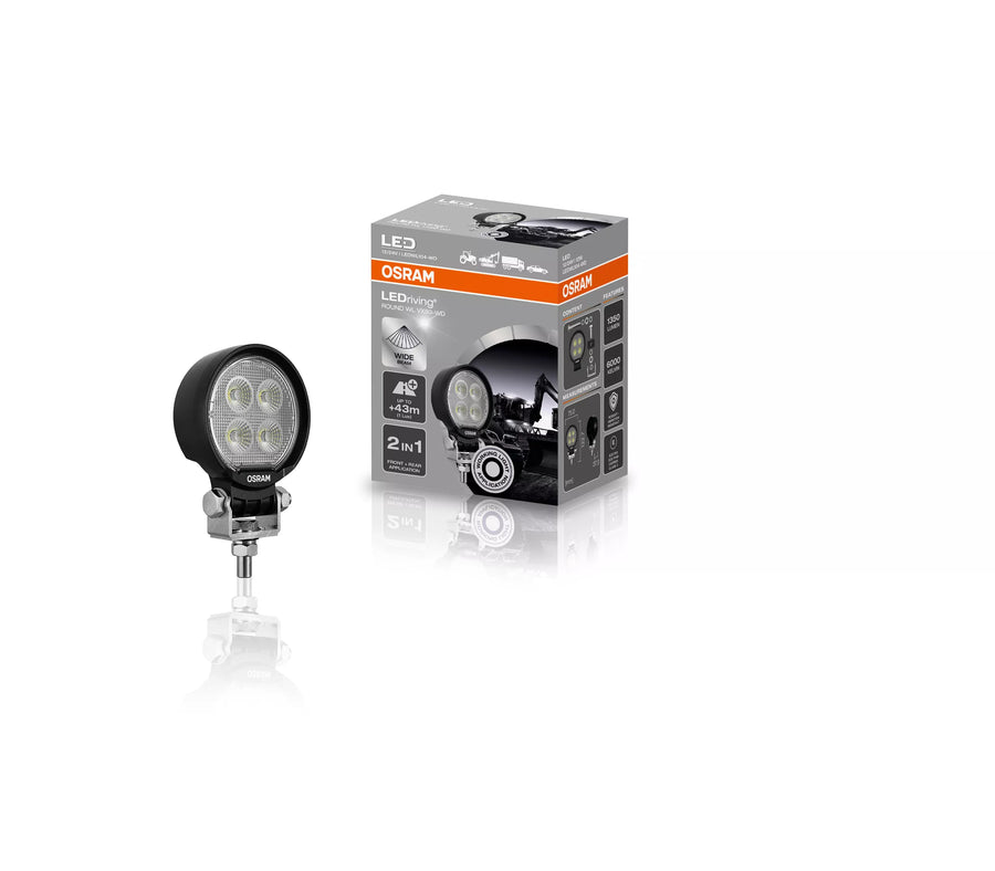 Osram LED Round WL VX80-WD Arbeitsscheinwerfer 12W 1350lm 6000K 12/24V