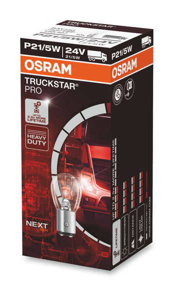 Osram AUX Truckstar Pro P21/5W LKW 21/5W 440/40lm BAY15d 24V