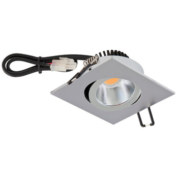 EVN Power-LED Leuchte Chrom matt schwenkbar viereckig 83x83x37mm 8,4W 4000K 1060lm 21-40° IP20