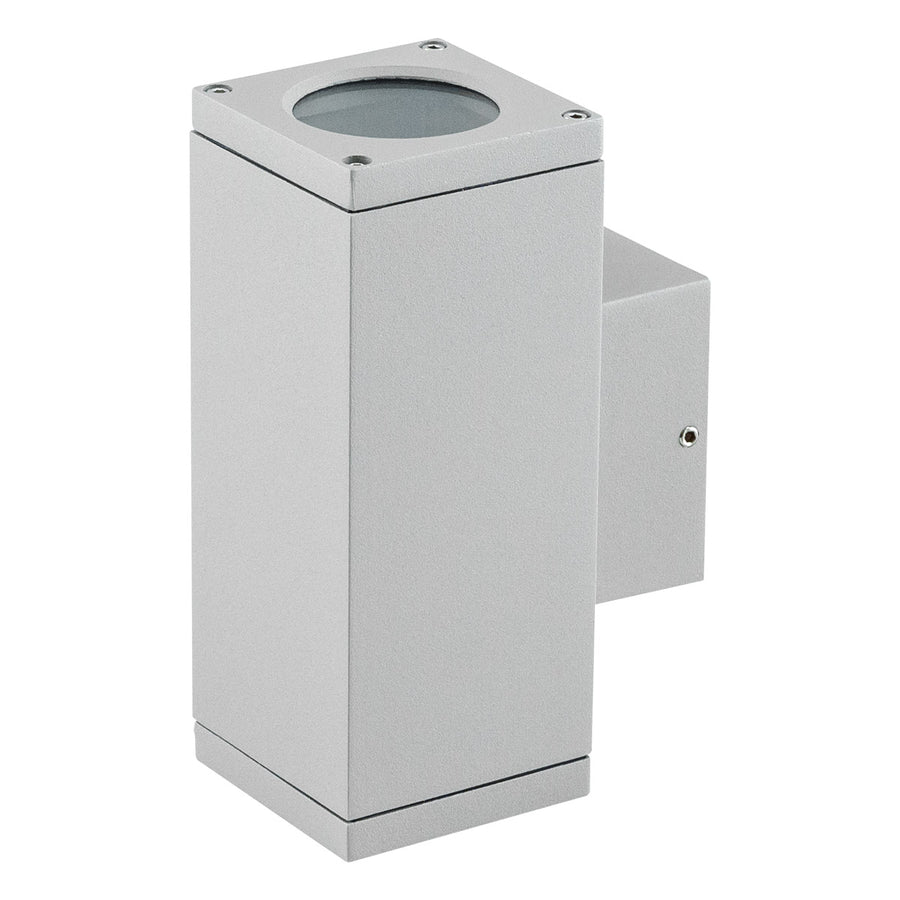 EVN 2-flammige Wandleuchte grau rechteckig 155x63x96mm 220-240V IP54
