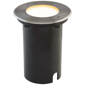 EVN Power-LED Bodeneinbauleuchte Edelstahl Optik rund 125x157mm 11W 3000K 740lm 41-80° 100-240V IP67