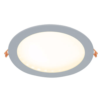 EVN LED Panel Silber rund 225x25mm 21W 3000K 1736lm >80° IP20