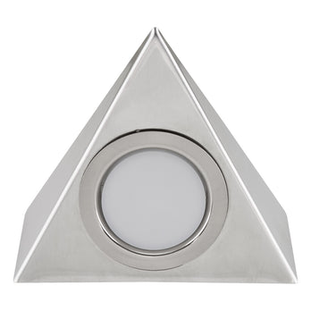 EVN LED Leuchte Edelstahl Optik Pyramide 110x127x48mm 2W 3000K 90lm >80° 12V IP20
