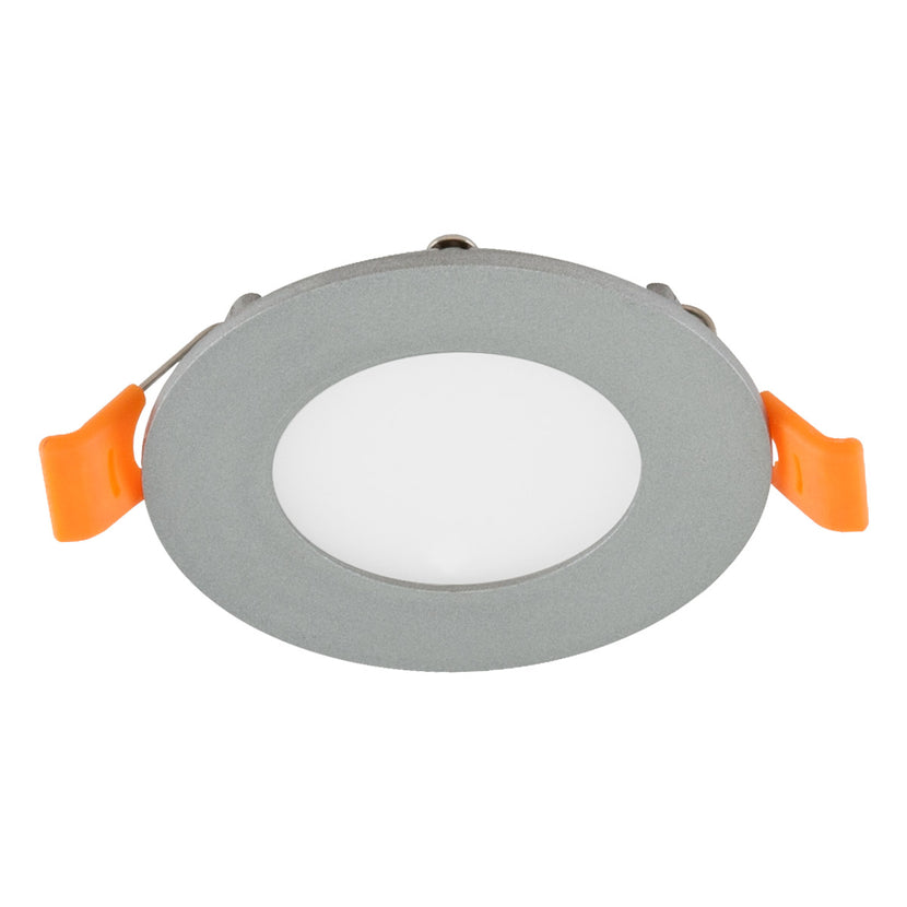 EVN LED Panel Silber rund 85x25mm 5W 3000K 347lm >80° IP20