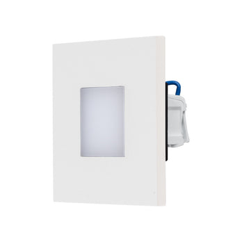 EVN LED Leuchte weiß(V4A) viereckig 76x76x40mm 1,8W 3000K 55lm 220-240V IP44
