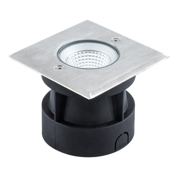 EVN LED Bodeneinbauleuchte Edelstahl Optik viereckig 120x120x94mm 3W 3000K 235lm 41-80° 100-240V IP67