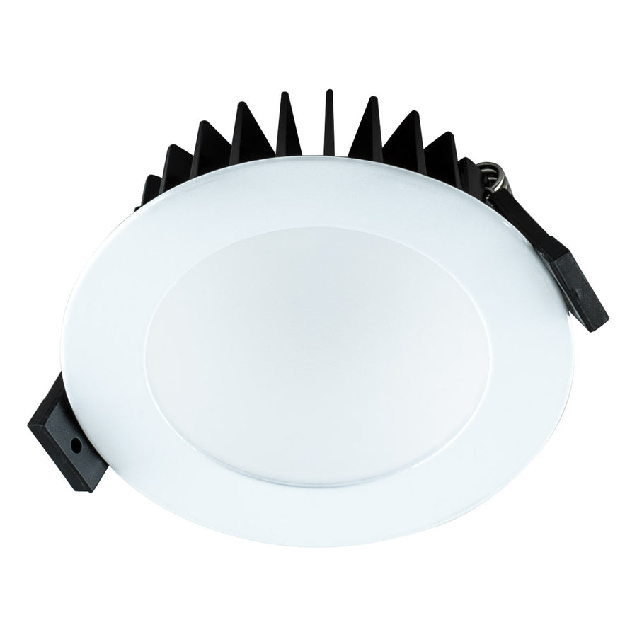 EVN LED Downlight weiß rund 103x40mm 15W 3000K 471 bis 850lm >80° 24V IP44
