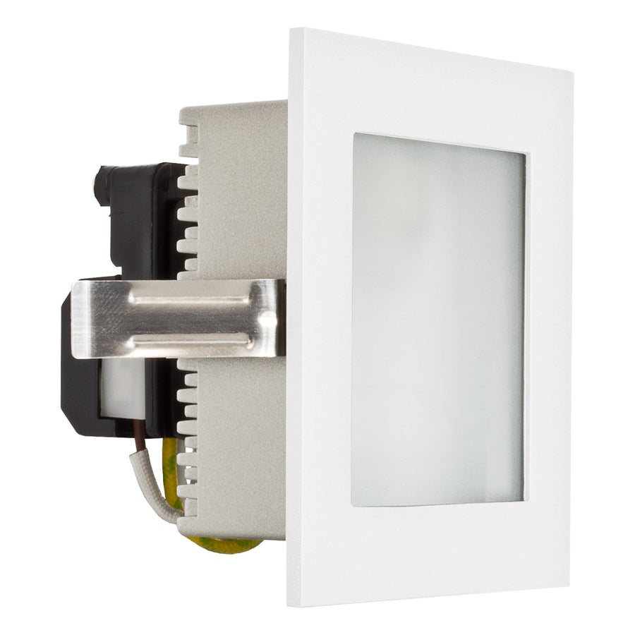 EVN Blendfreie Leuchte weiß viereckig 90x90x68mm 230V IP20
