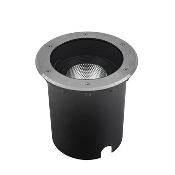 EVN LED Bodeneinbauleuchte Edelstahl Optik justierbar rund 260x227mm 36W 4000K 3200lm 21-40° 110-240V IP67
