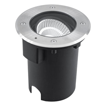 EVN LED Bodeneinbauleuchte Edelstahl Optik justierbar rund 180x152mm 15W 3000K 1063lm 41-80° 110-240V IP67