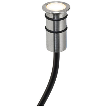 EVN LED Lichtpunkt Edelstahl Optik rund 18x29mm 0,2W 3000K >80° 12V IP68