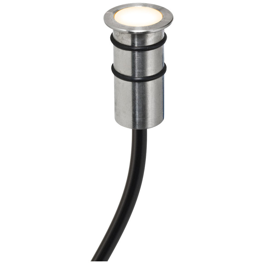 EVN LED Lichtpunkt Edelstahl Optik rund 18x29mm 0,2W 3000K >80° 12V IP68