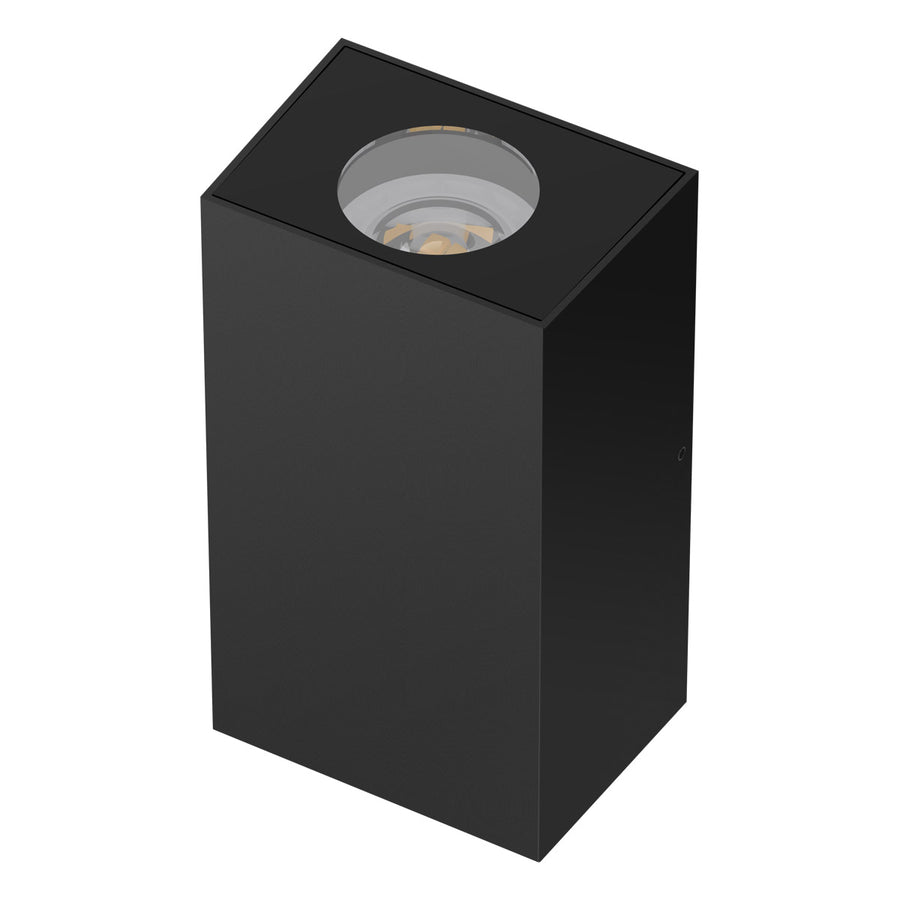 EVN 2-flammige Wandleuchte anthrazit rechteckig 165x95x67mm 100-240V IP65