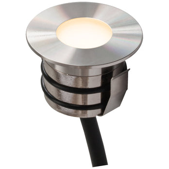 EVN LED Bodeneinbauleuchte Edelstahl Optik rund 45x33mm 0,6W 3000K 36lm >80° 12V IP65