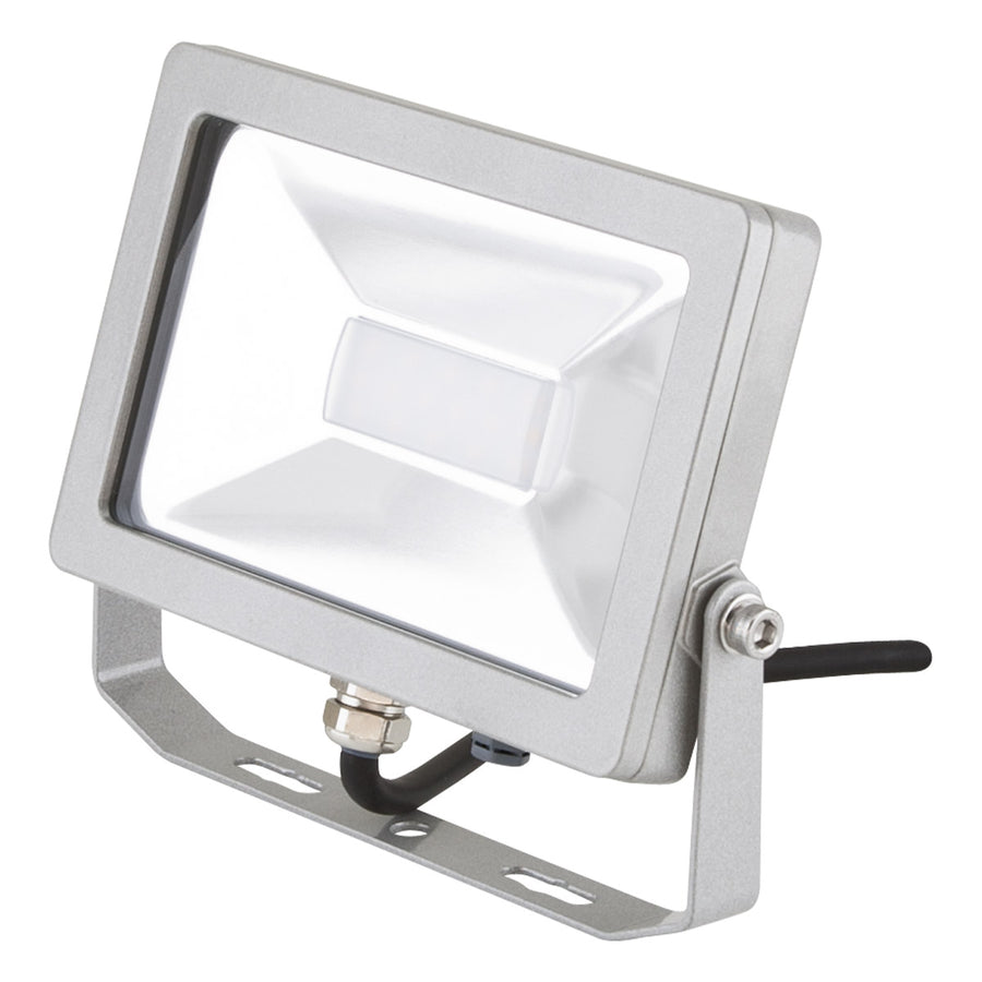 EVN LED Strahler Silber schwenkbar rechteckig 195x27,5x144mm 15W 3000K 1380lm >80° 220-240V IP65