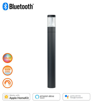 LEDVANCE Smart+ LED Pollerleuchte Modern Lantern Multicolor 12W/RGBW 650lm 360° dimmbar Bluetooth Apple HomeKit 90cm