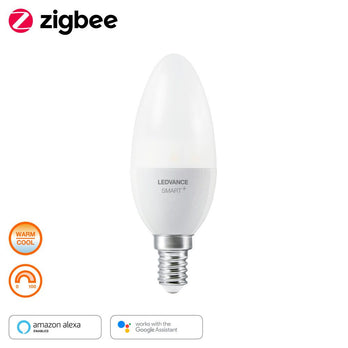 LEDVANCE LED Smart+ ZB CL B 6-40W/827-865 E14 470lm matt 260° dimmbar