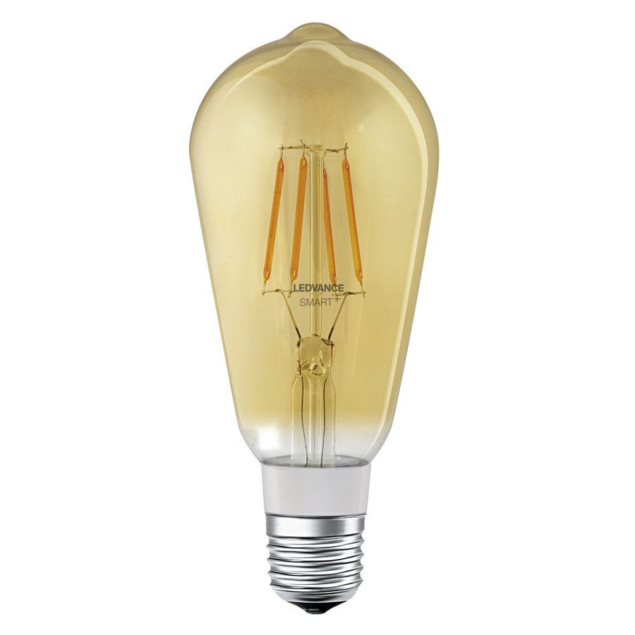 LEDVANCE LED Smart+ BT Apple HK Classic A Filament 5,5-52 W/825 E27 600lm gold dimmbar 320°