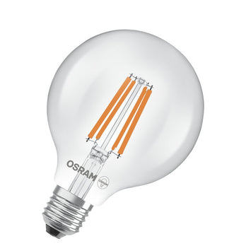 Osram / Ledvance LED Filament Globe G95 klar 330° UltraEfficient 5-75W/840 kaltweiß 1055lm E27 220-240V