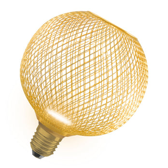 Osram / Ledvance LED Decor Globe matt gold 100° Flat 3,5-28W/827 warmweiß 300lm E27 220-240V