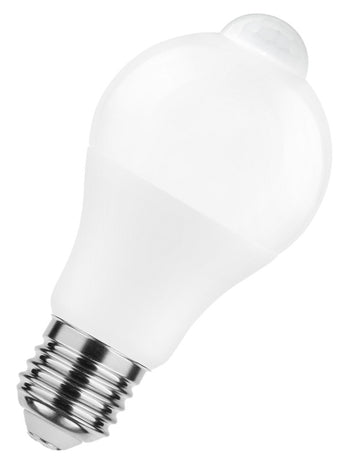 Modee SMD LED Alu-Plastik Classic A matt 200° MotionSensor 8,8-60W/840 kaltweiß 806lm E27 220-240V 1er Blister