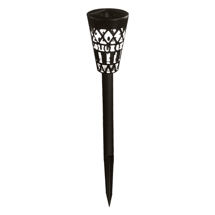 Modee Solar Garten Leuchte LED 70x375mm Kunststoff schwarz 2700-3200K IP44 1,2V Batterie 12er Pack