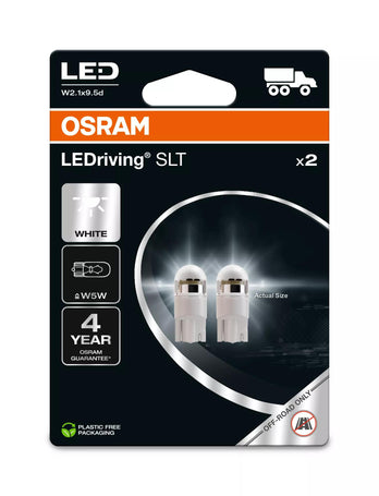 Osram LED LEDriving SLT W5W 1W 65lm 6000k W2.1x9.5d 24V 2er Blister