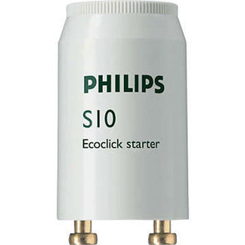 Philips Starter S10 Ecoclick Starter Leuchtstoffröhre Einzelschaltung 4-65W SIN 220-240V