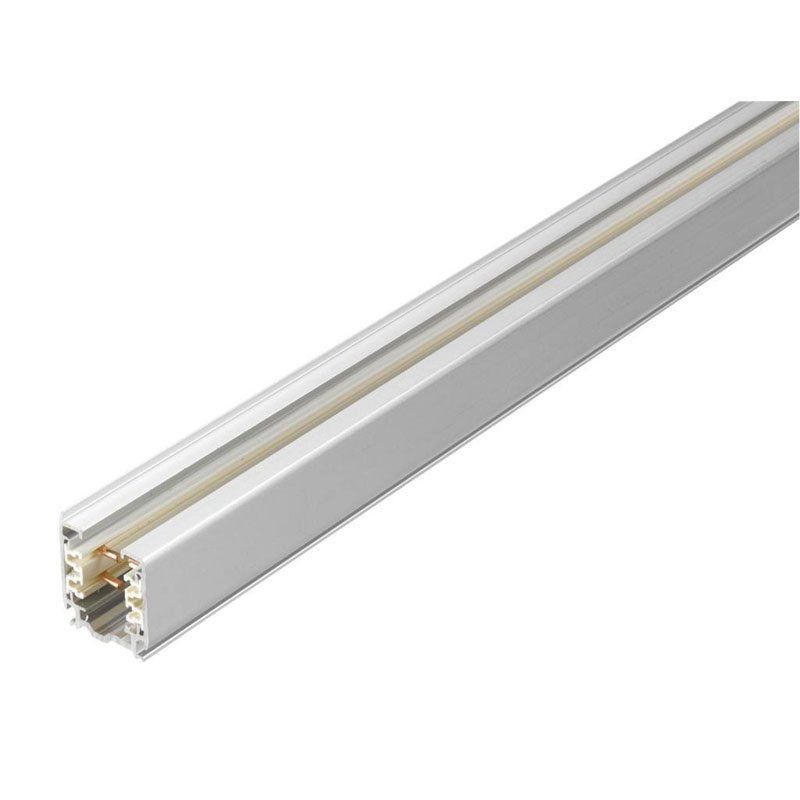Nordic Global Trac 3-Phasen Stromschiene Aufbau 1m silbergrau