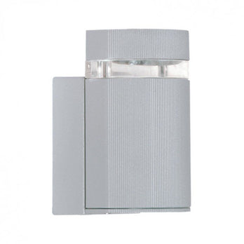 I-Light Wandleuchte Quader Silber, IP 54 GU10