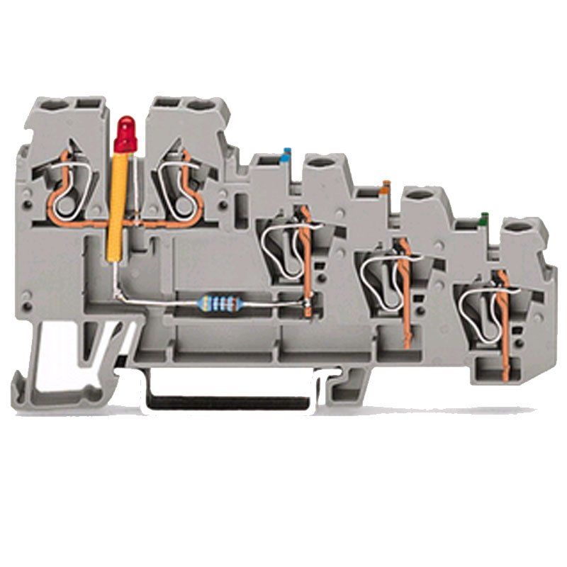 Wago 4-Leiter-Initiatoren-LED-Klemme 270-570/281-434 (1 Stück)