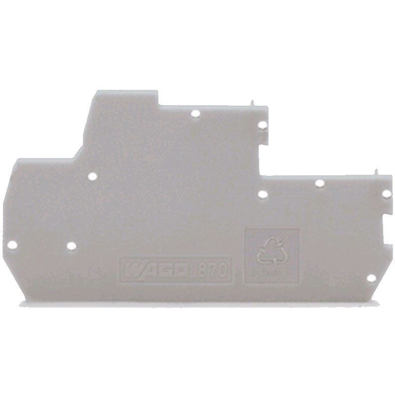 Wago Abschluss- und Zwischenplatte 870-118 (1 Stück)