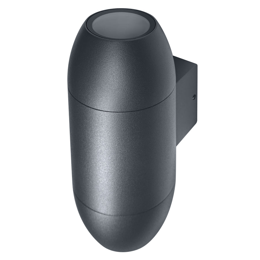 Osram Wandleuchte Endura Classic Cannon UpDown 1-flammig GU10 nicht dimmbar dunkelgrau IP44