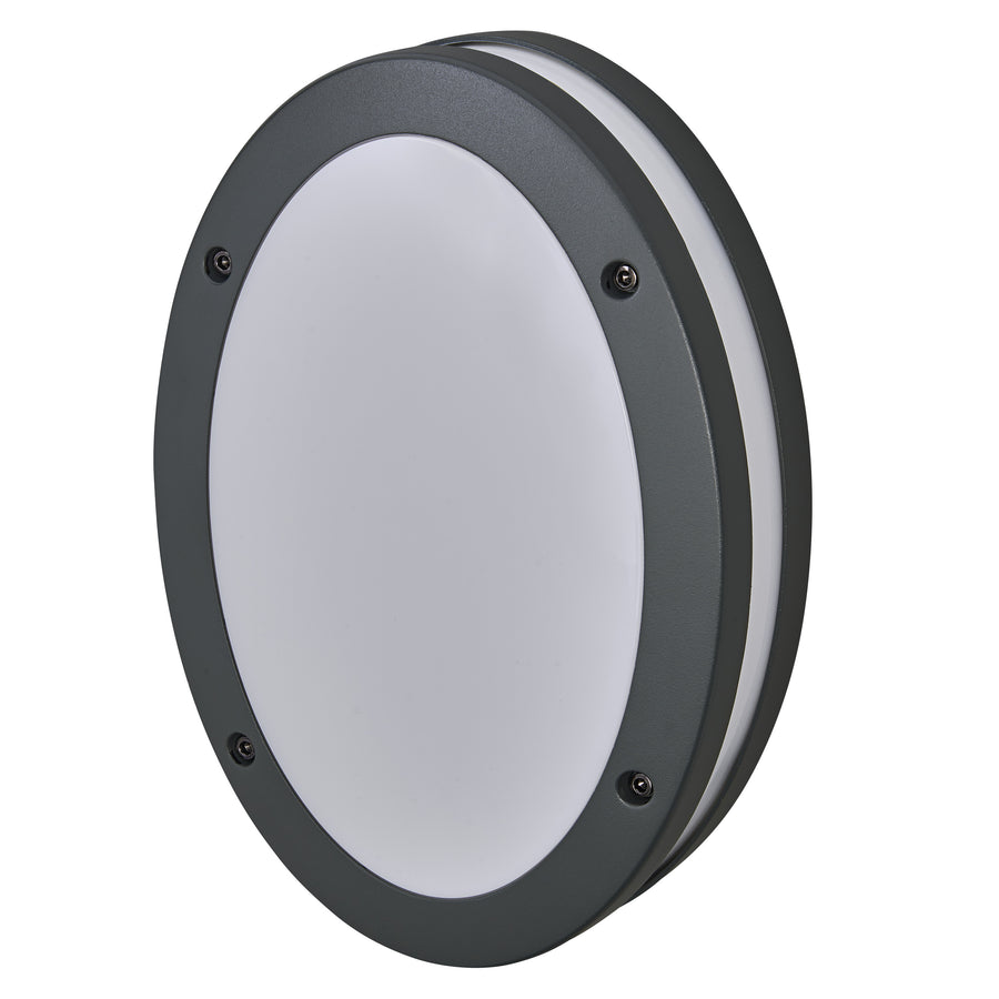 Osram Wandleuchte Endura Classic Orbi 2-flammig E27 nicht dimmbar dunkelgrau IP65