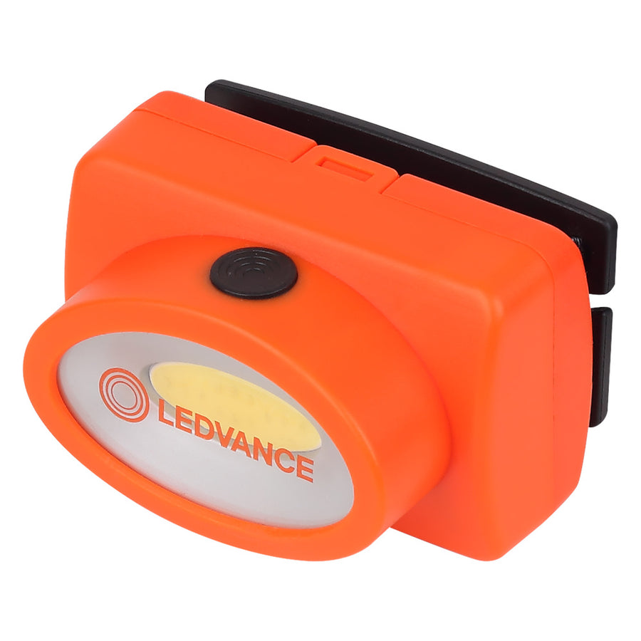 LEDVANCE LED Stirnlampe Battery Compact 2,2W/6500K 100lm tageslichtweiß nicht dimmbar orange IP22