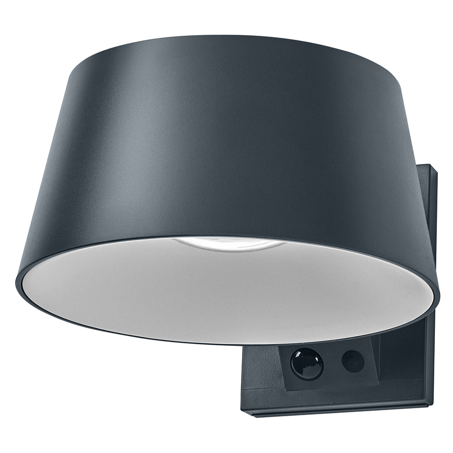 Osram LED Wandleuchte Endura Style Solar Sensor Brella 10,1W/3000K 930lm warmweiß dimmbar dunkelgrau IP54