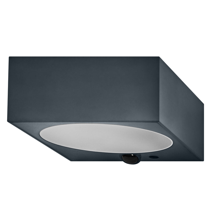 Osram LED Wandleuchte Endura Style Solar Sensor Down 10,7W/3000K 880lm warmweiß dimmbar dunkelgrau IP65