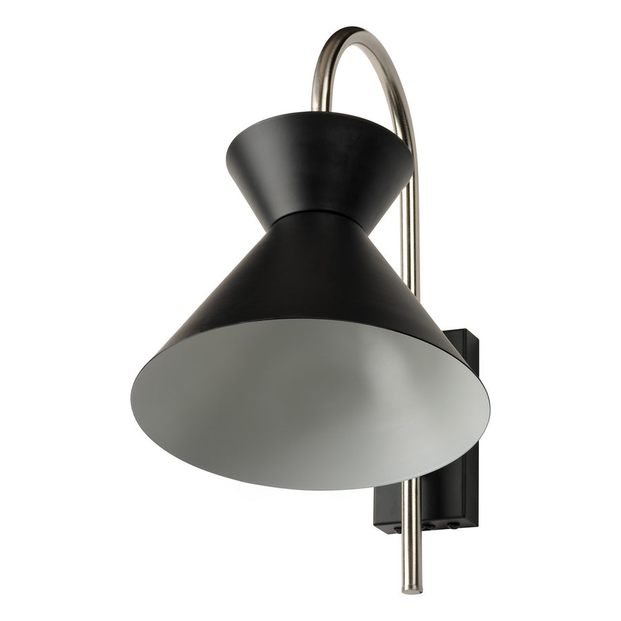 Osram Wandleuchte Decor Waist 1-flammig E27 nicht dimmbar schwarz IP20