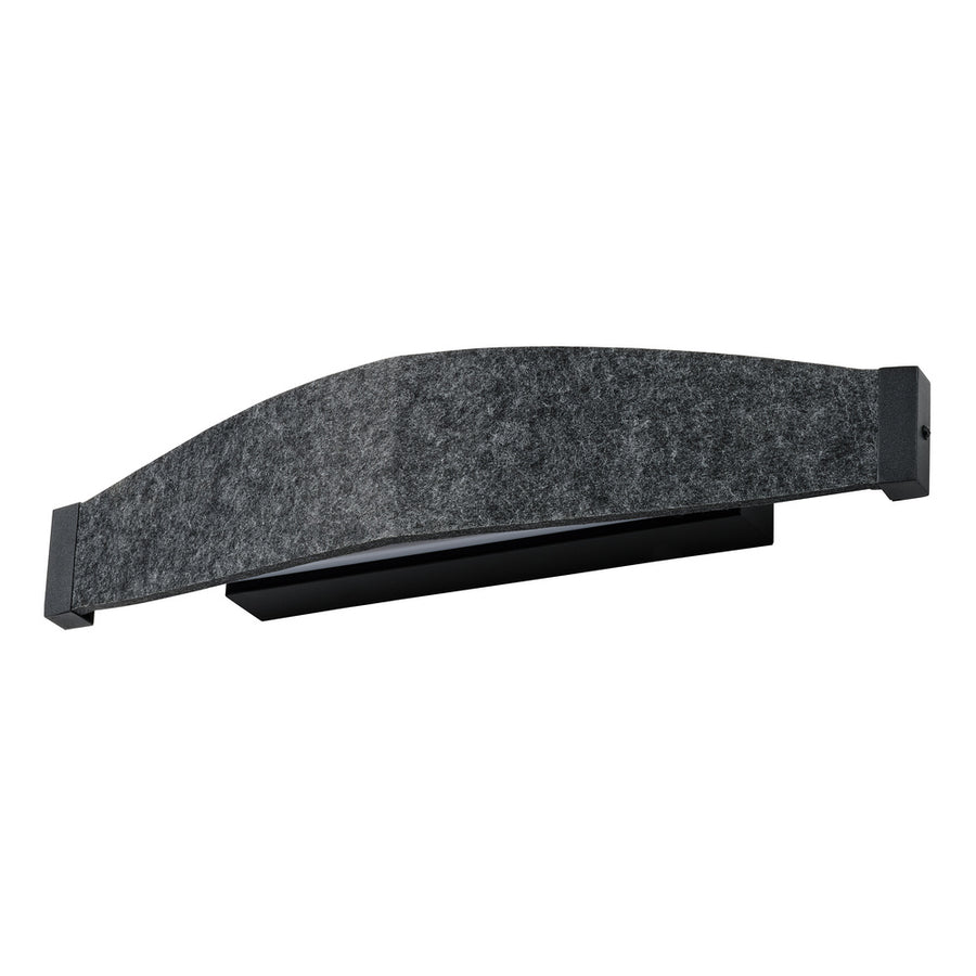 Osram LED Wandleuchte Decor Flat Felt 13W/3000K 450lm warmweiß nicht dimmbar dunkelgrau IP20