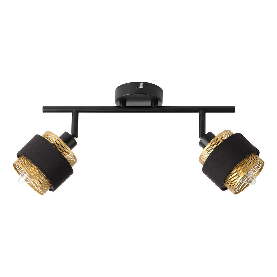 Osram LED Spot Decor Hornet 2-flammig 2,8W/2700K 200lm warmweiß nicht dimmbar schwarz/gold IP20