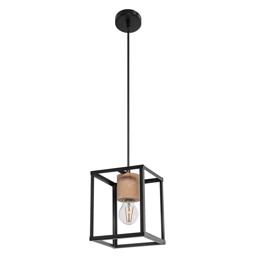 Osram Pendelleuchte Decor Nairobi 1-flammig E27 nicht dimmbar schwarz IP20