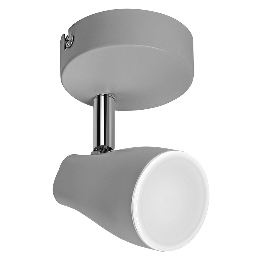Osram LED Spot Pear 1-flammig 4,3W/2700K 210lm warmweiß nicht dimmbar grau IP20