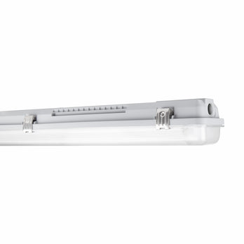 LEDVANCE Feuchtraumleuchten-Gehäuse Damp Proof Housing 600 für 2 T8-LED-Röhren IP65 Grau