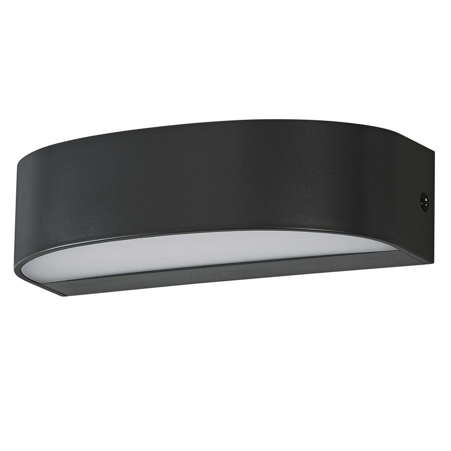LEDVANCE LED-Wandleuchte Endura Style Ilay 7,6 W 3000 K 450 lm warmweiß nicht dimmbar dunkelgrau IP65